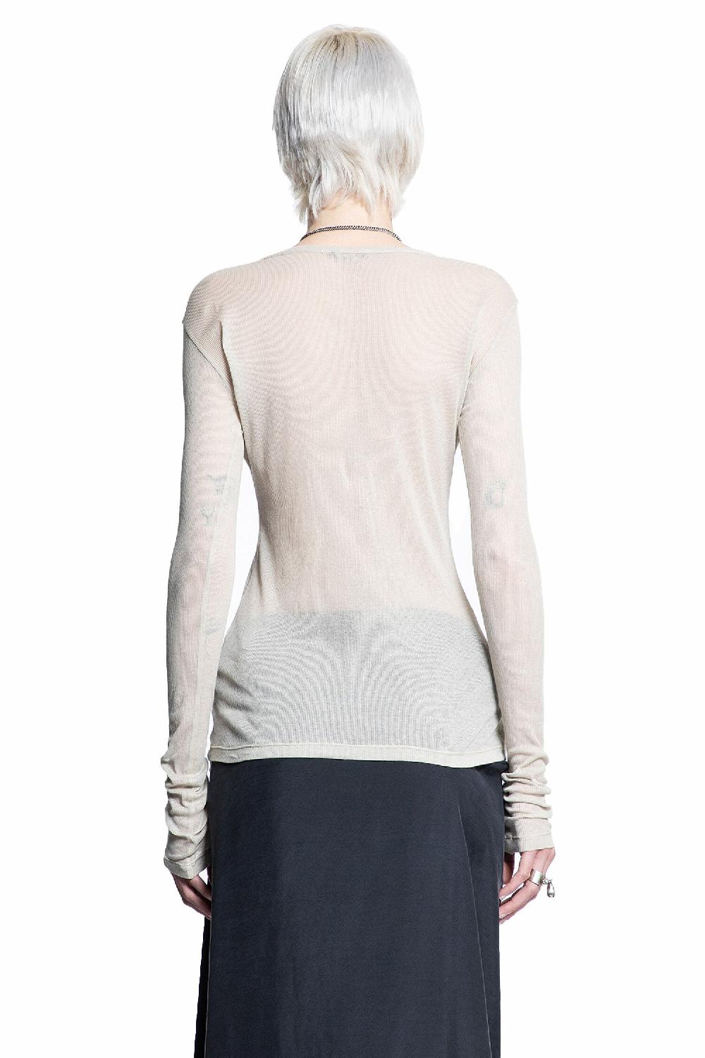 Antonioli ANN DEMEULEMEESTER WOMAN BEIGE T-SHIRTS & TANK TOPS Limitato a 3 giorni