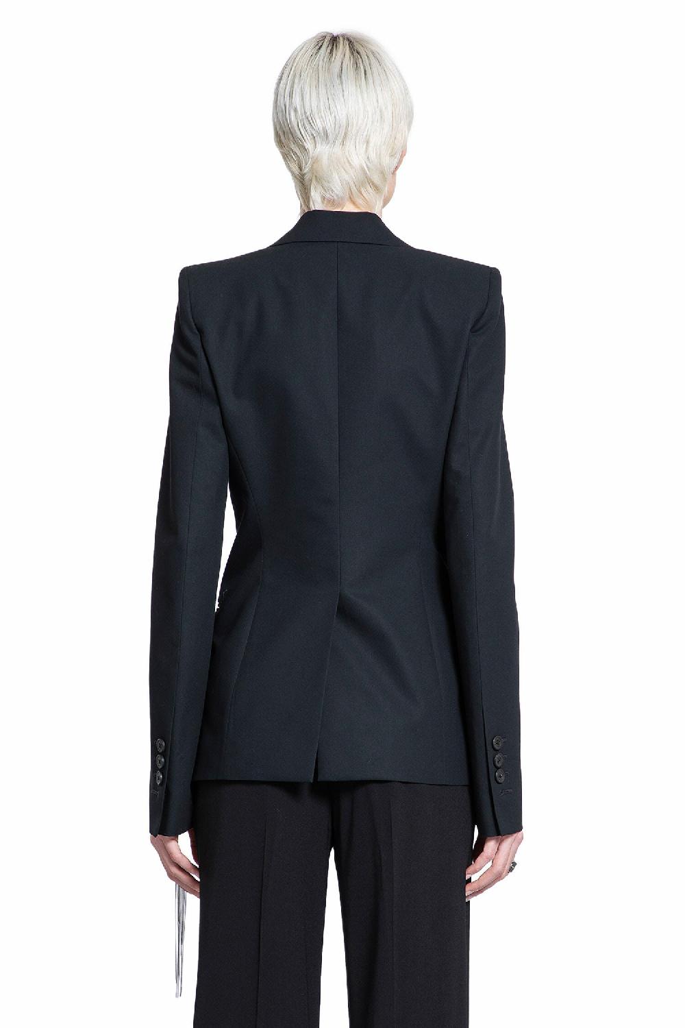Antonioli ANN DEMEULEMEESTER WOMAN BLACK BLAZERS In vendita