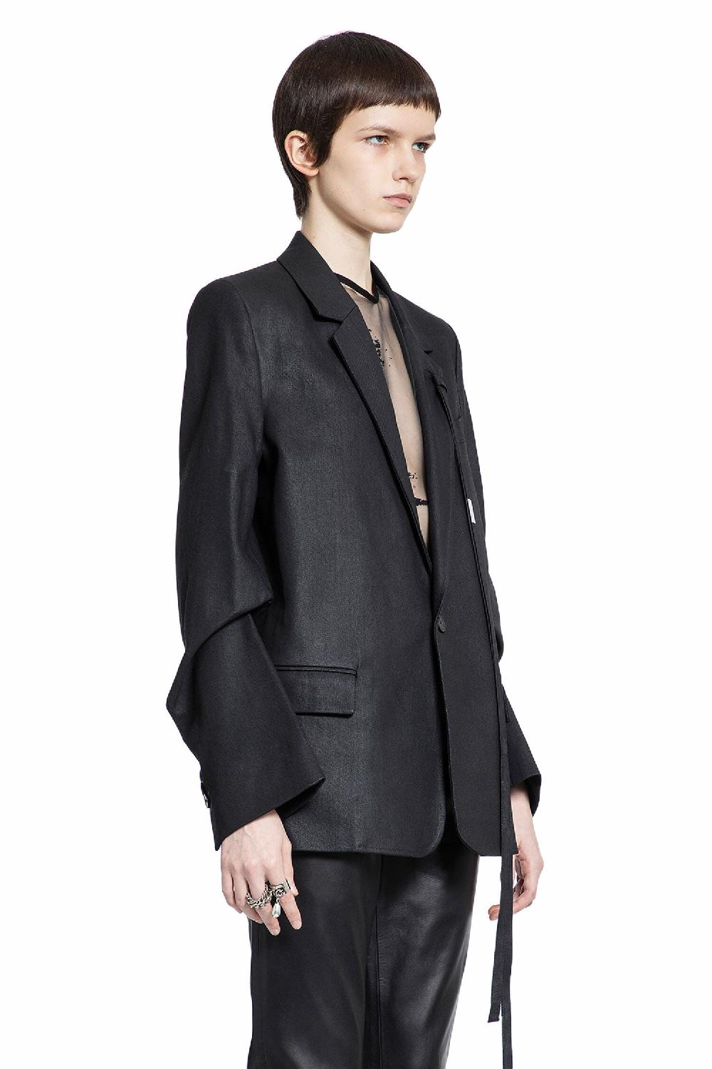 Antonioli ANN DEMEULEMEESTER WOMAN BLACK BLAZERS Duty-free