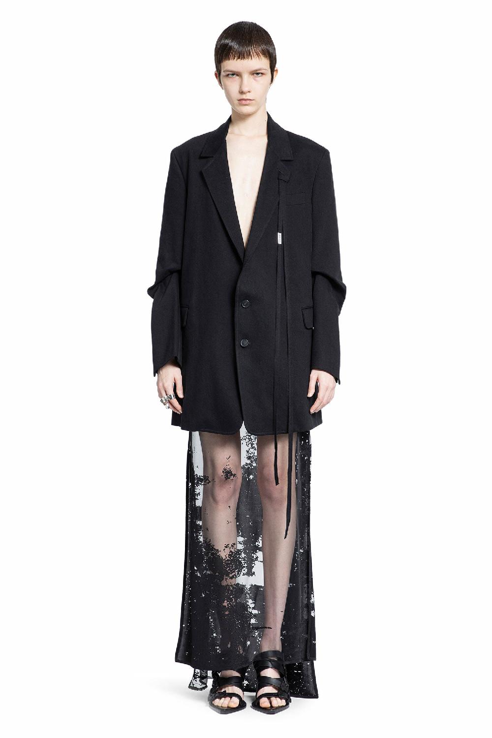 Antonioli ANN DEMEULEMEESTER WOMAN BLACK BLAZERS 50% di sconto per tempo limitato