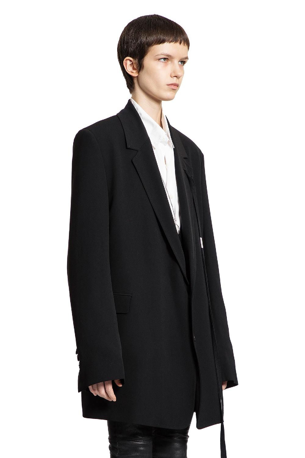 Antonioli ANN DEMEULEMEESTER WOMAN BLACK BLAZERS 2025