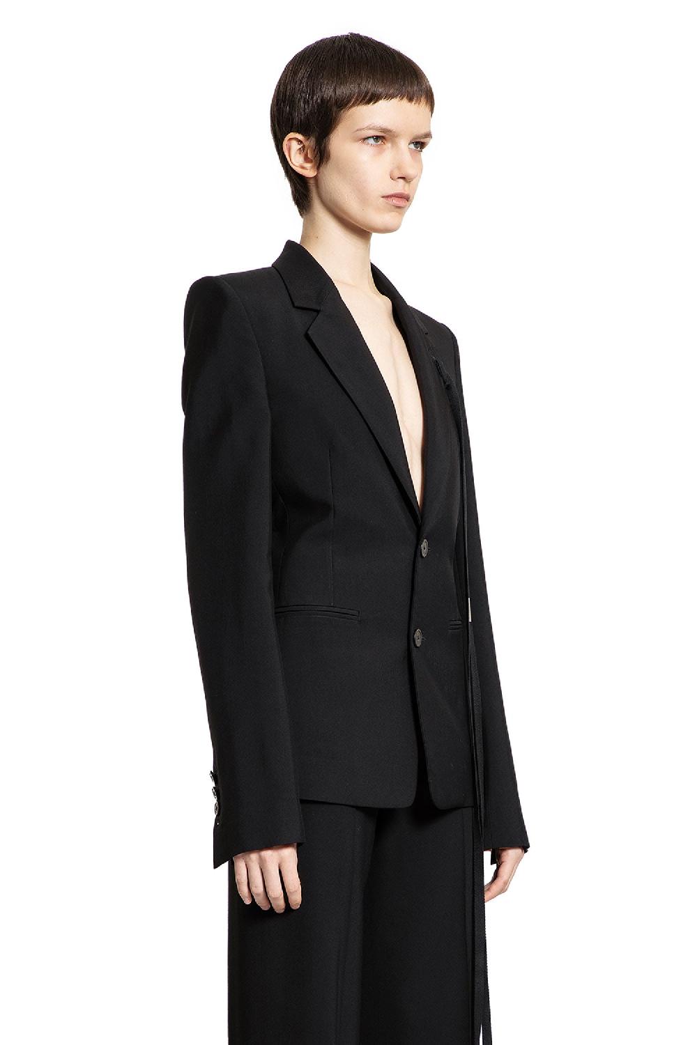 Antonioli ANN DEMEULEMEESTER WOMAN BLACK BLAZERS Italy