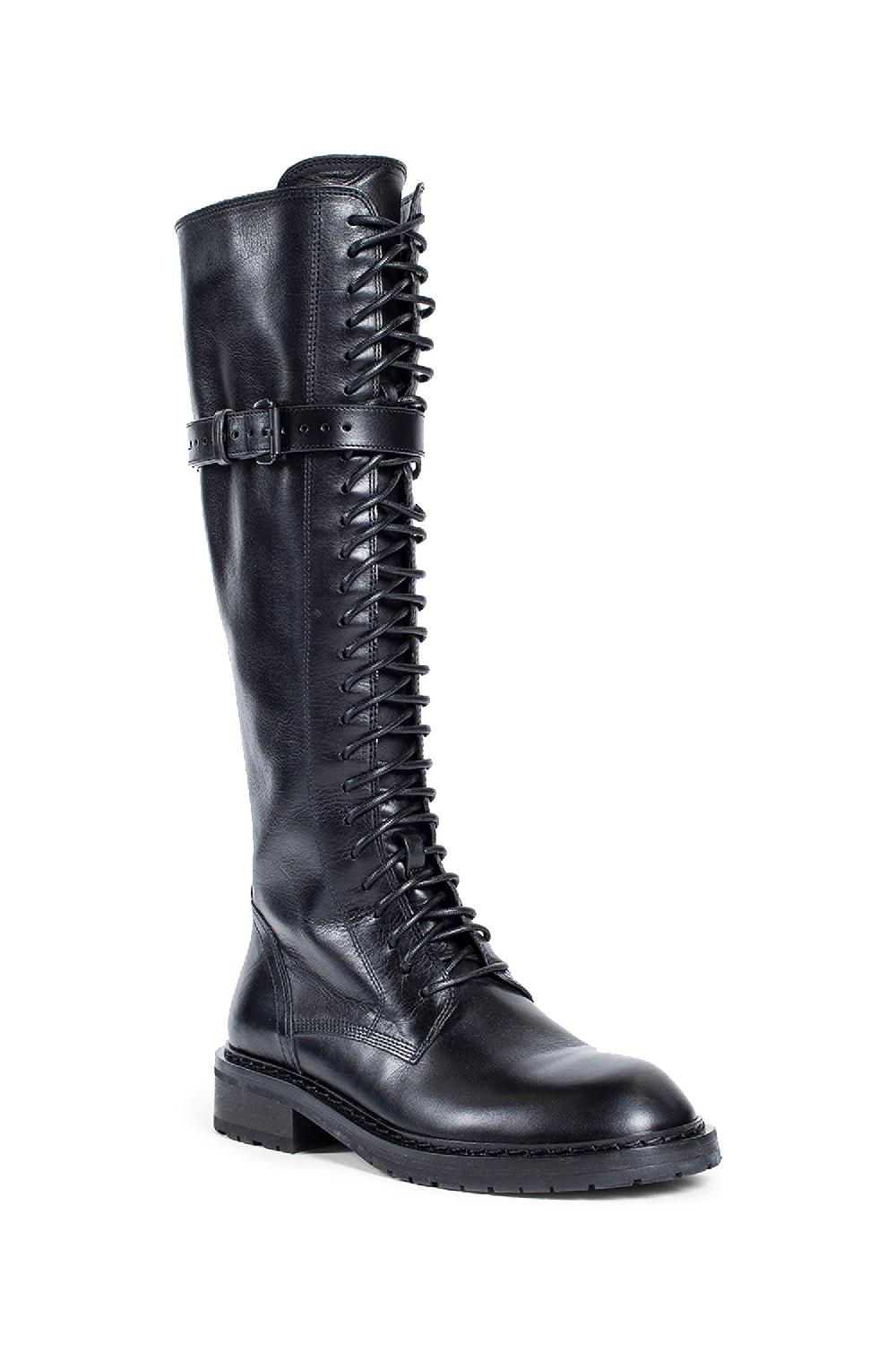 Antonioli ANN DEMEULEMEESTER WOMAN BLACK BOOTS In Linea