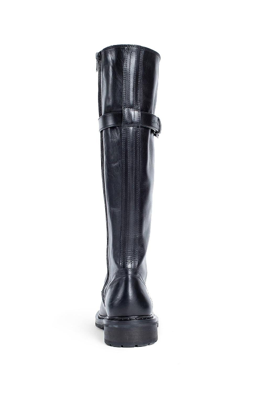Antonioli ANN DEMEULEMEESTER WOMAN BLACK BOOTS In Linea