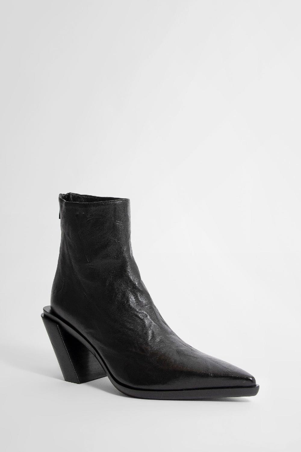 Antonioli ANN DEMEULEMEESTER WOMAN BLACK BOOTS Qualità