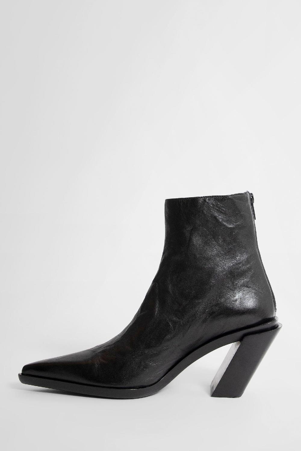 Antonioli ANN DEMEULEMEESTER WOMAN BLACK BOOTS Qualità