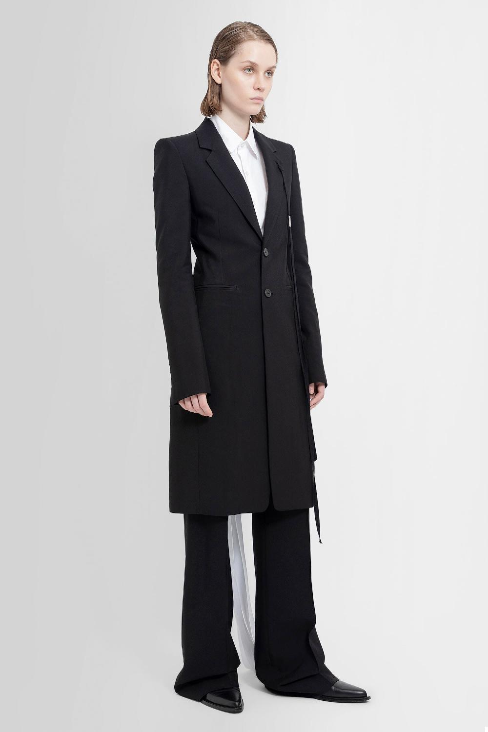 Antonioli ANN DEMEULEMEESTER WOMAN BLACK COATS Shopping Online