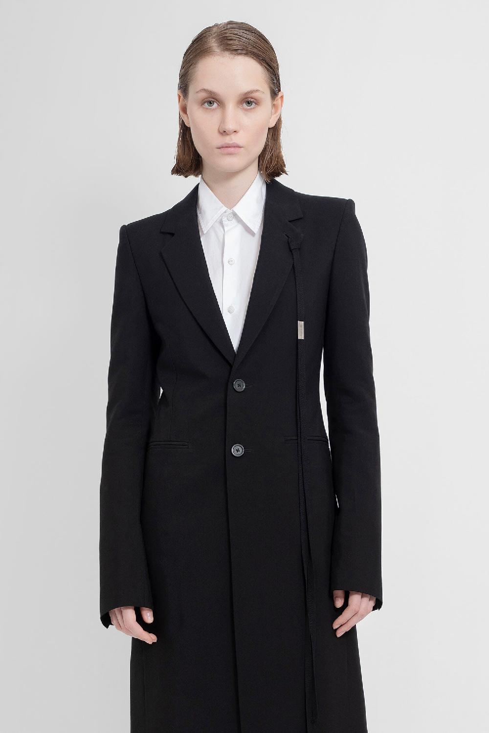 Antonioli ANN DEMEULEMEESTER WOMAN BLACK COATS Shopping Online