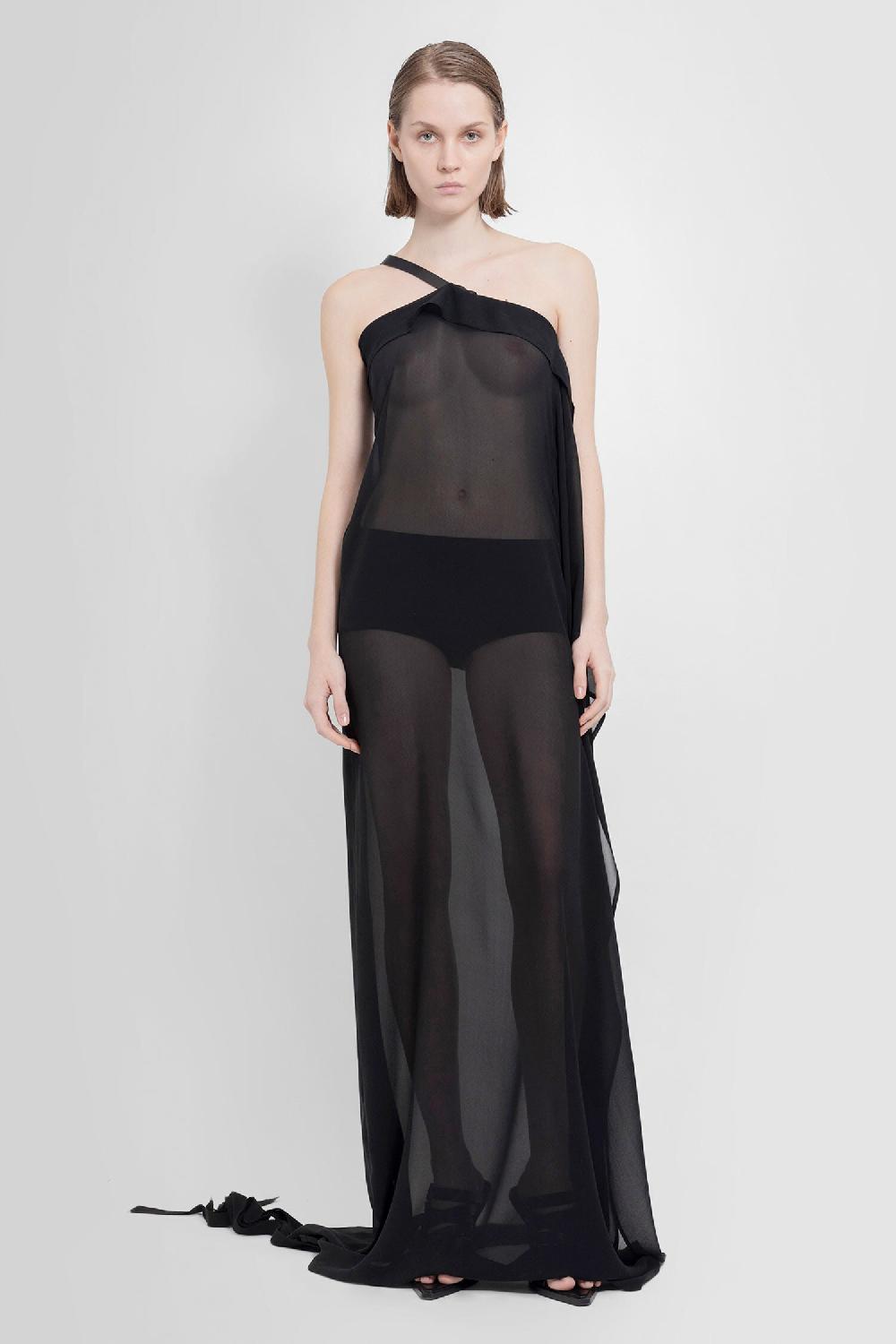Antonioli ANN DEMEULEMEESTER WOMAN BLACK DRESSES Convenienza