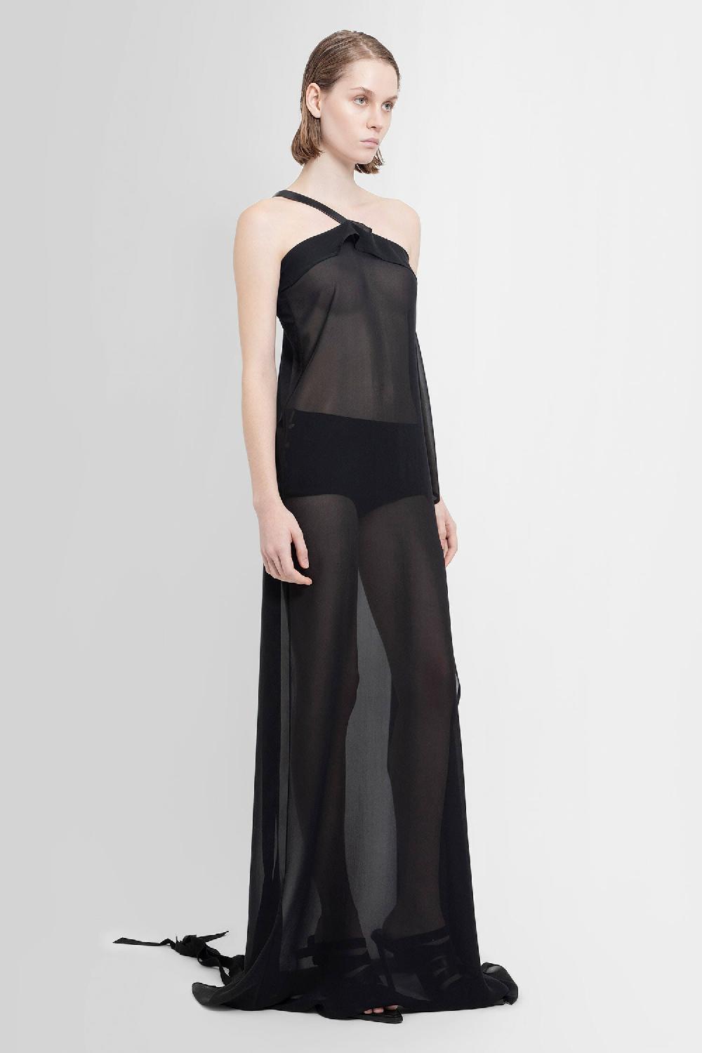 Antonioli ANN DEMEULEMEESTER WOMAN BLACK DRESSES Convenienza