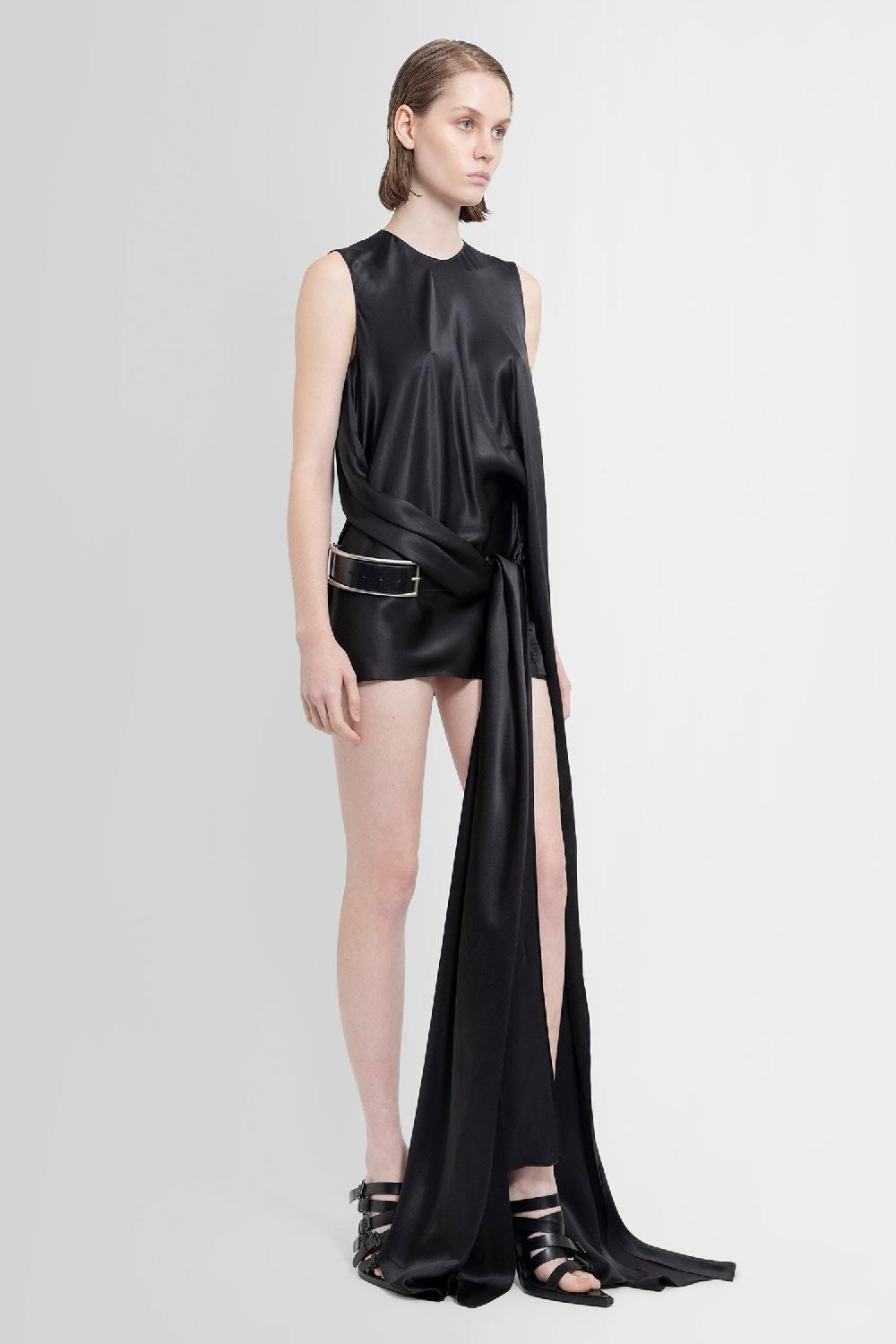 Antonioli ANN DEMEULEMEESTER WOMAN BLACK DRESSES Presa