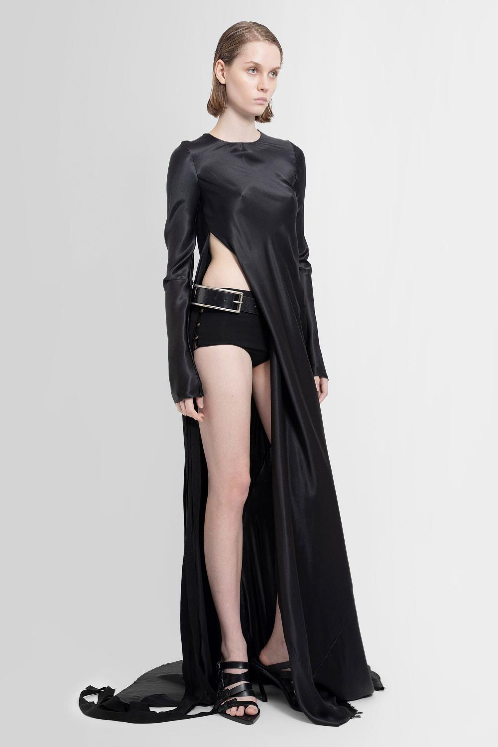 Antonioli ANN DEMEULEMEESTER WOMAN BLACK DRESSES Sconto