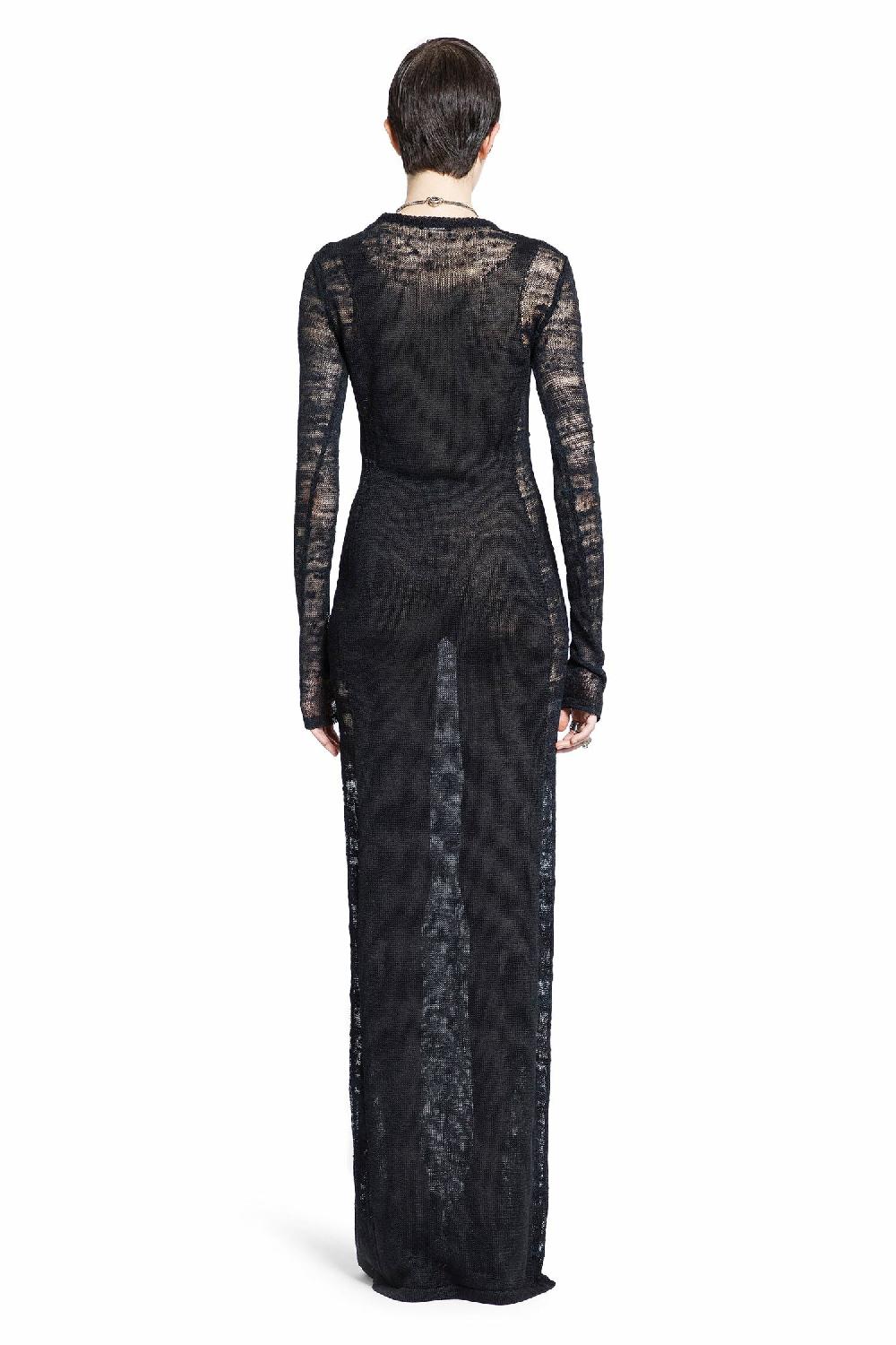 Antonioli ANN DEMEULEMEESTER WOMAN BLACK DRESSES Offerta