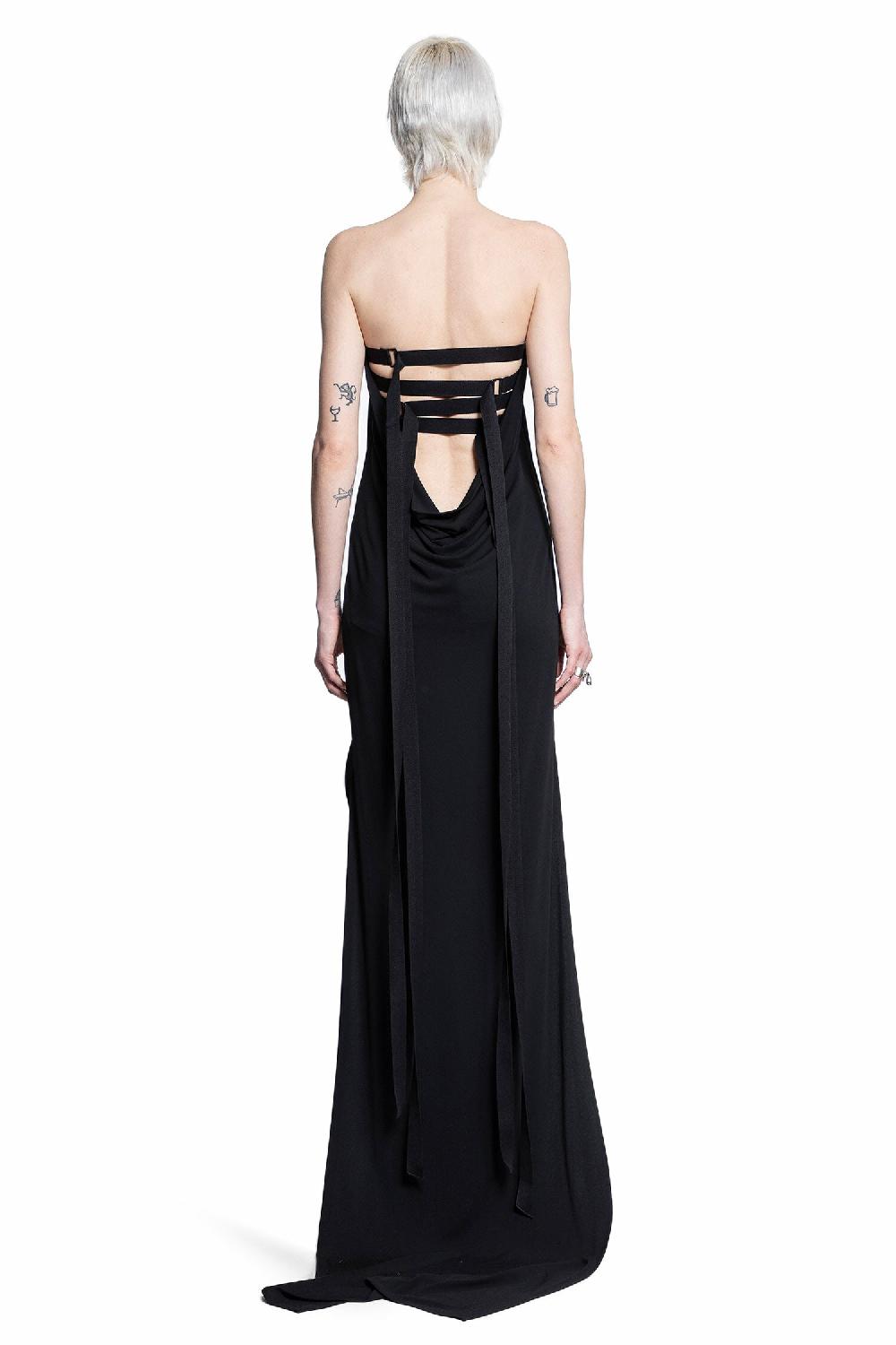 Antonioli ANN DEMEULEMEESTER WOMAN BLACK DRESSES Online
