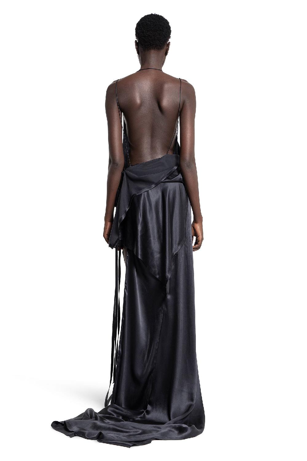 Antonioli ANN DEMEULEMEESTER WOMAN BLACK DRESSES Saldi