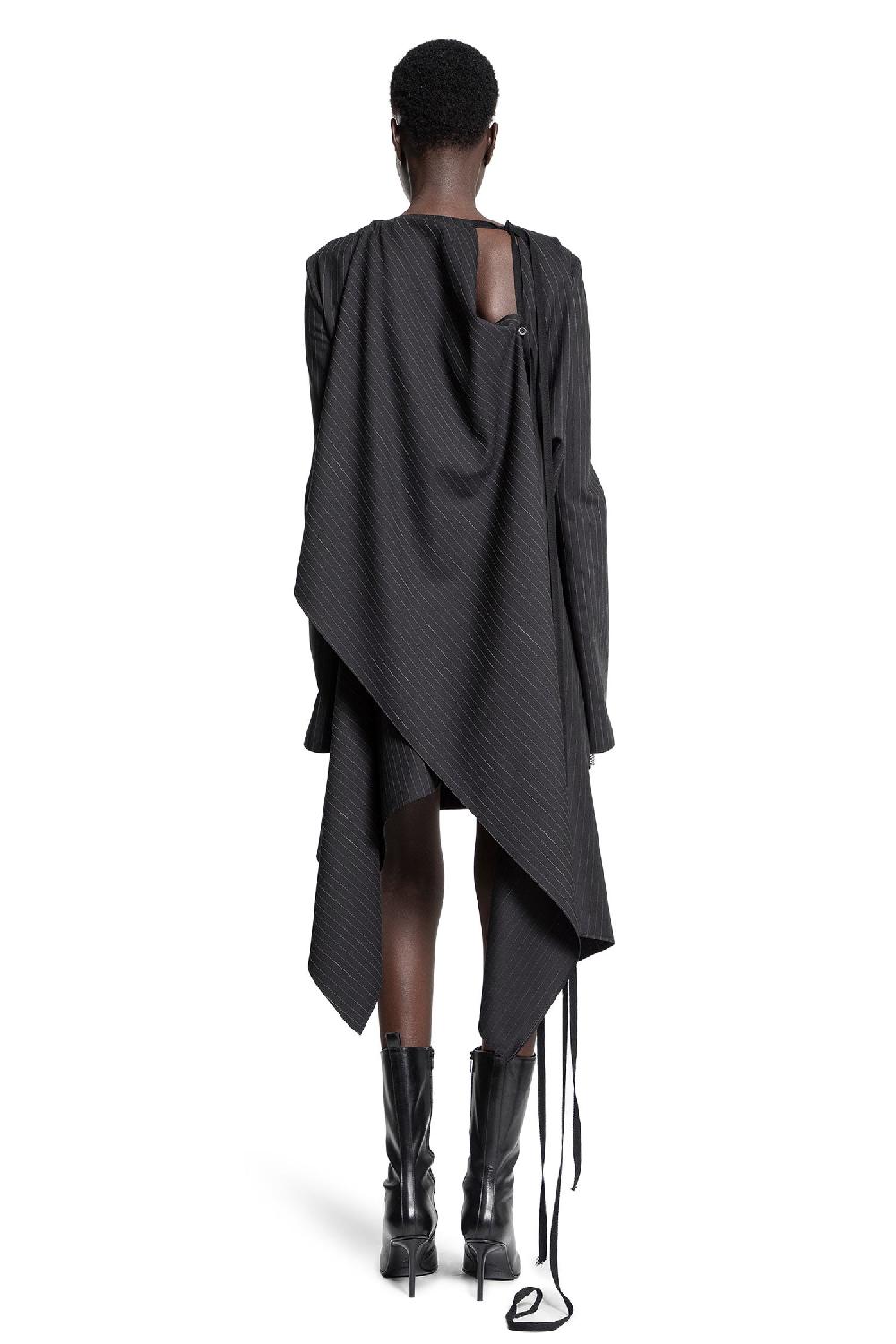 Antonioli ANN DEMEULEMEESTER WOMAN BLACK DRESSES Offerte