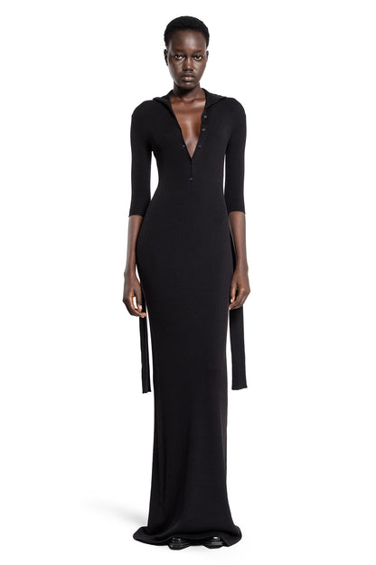 Antonioli ANN DEMEULEMEESTER WOMAN BLACK DRESSES Vendita Calda