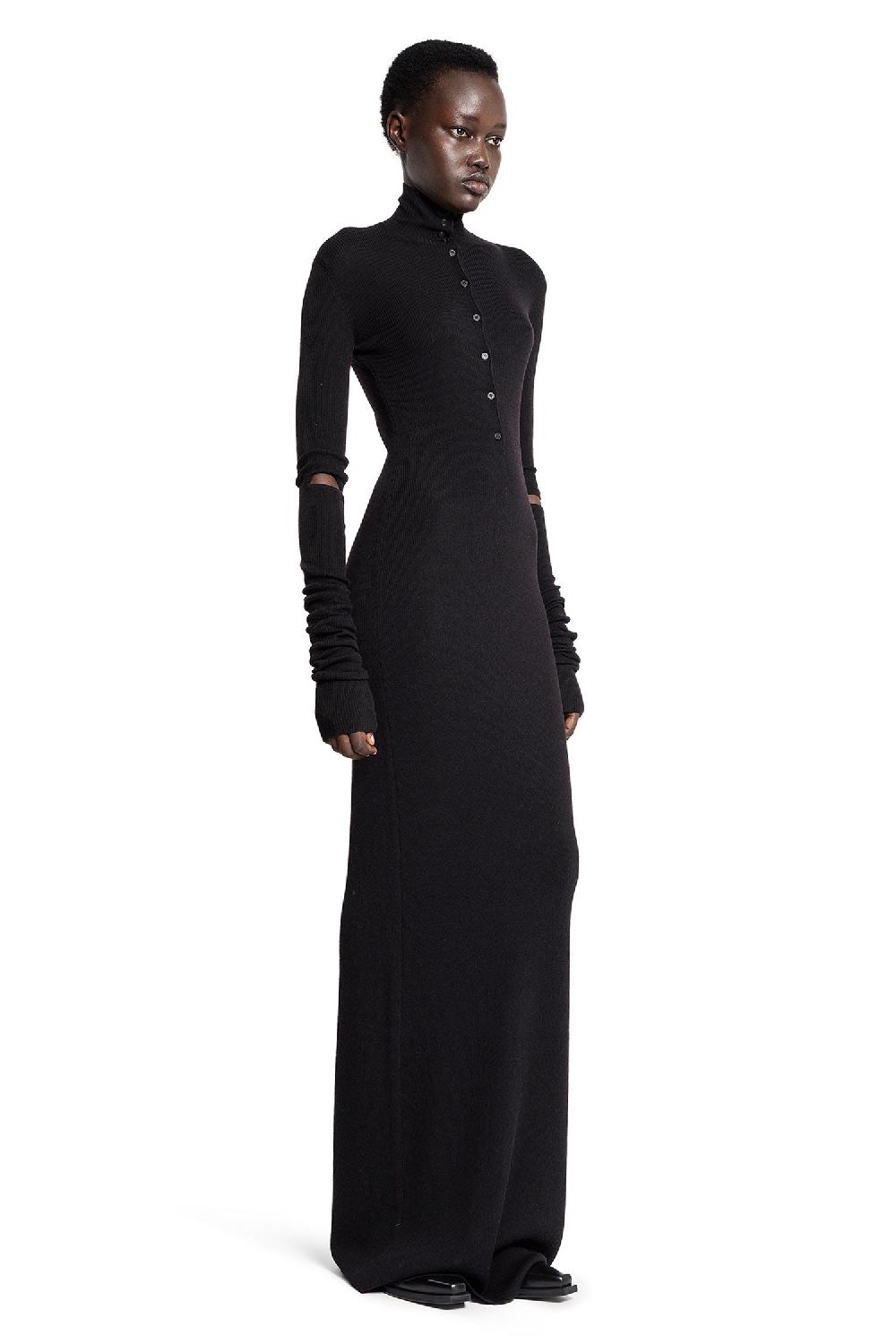 Antonioli ANN DEMEULEMEESTER WOMAN BLACK DRESSES Vendita Calda