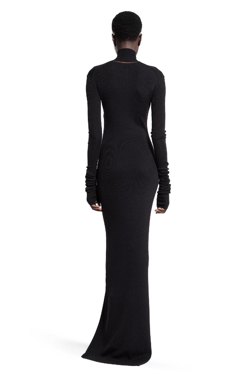 Antonioli ANN DEMEULEMEESTER WOMAN BLACK DRESSES Vendita Calda