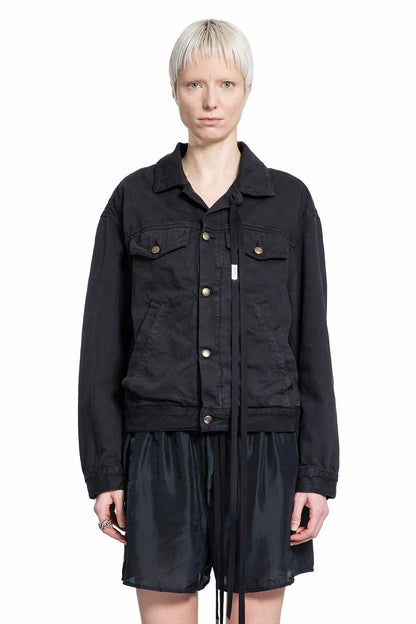 Antonioli ANN DEMEULEMEESTER WOMAN BLACK JACKETS Negozio