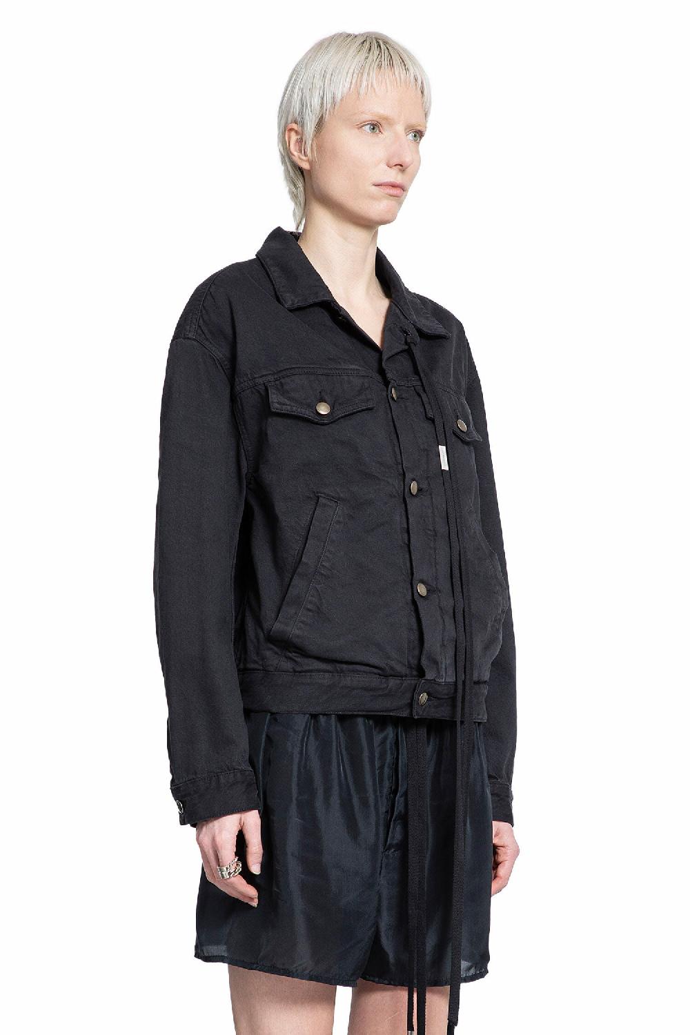 Antonioli ANN DEMEULEMEESTER WOMAN BLACK JACKETS Negozio
