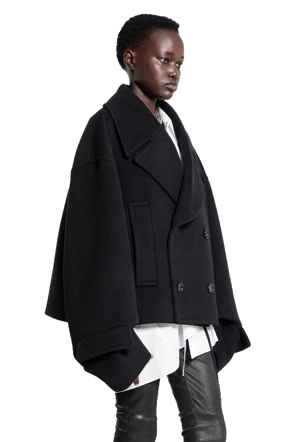 Antonioli ANN DEMEULEMEESTER WOMAN BLACK JACKETS In Saldo