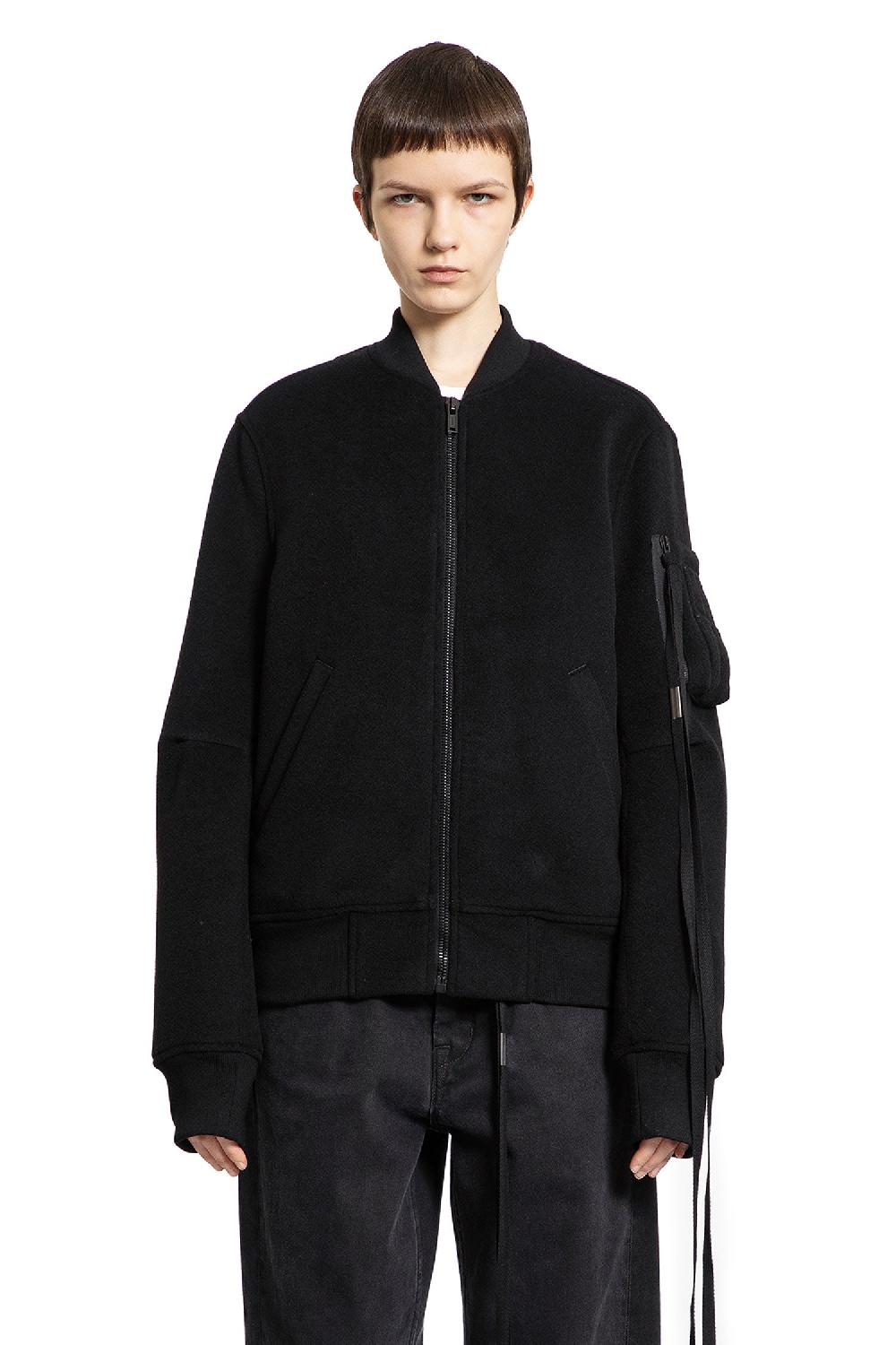 Antonioli ANN DEMEULEMEESTER WOMAN BLACK JACKETS Nuova