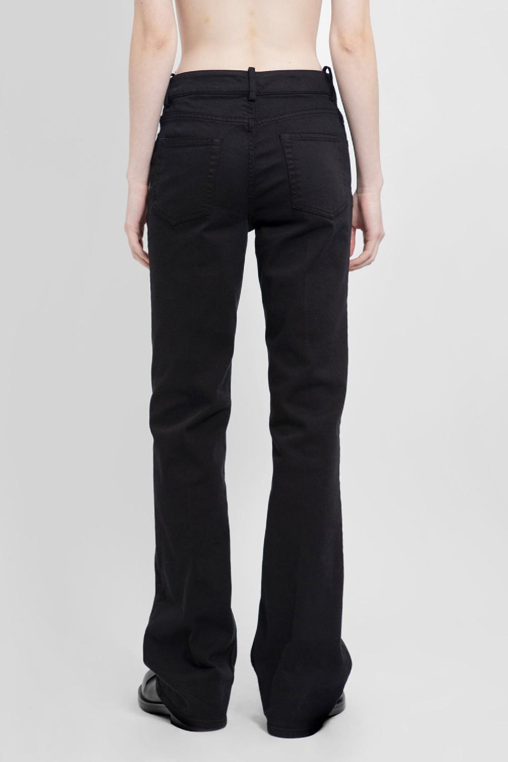 Antonioli ANN DEMEULEMEESTER WOMAN BLACK JEANS Sconto di tempo limitato