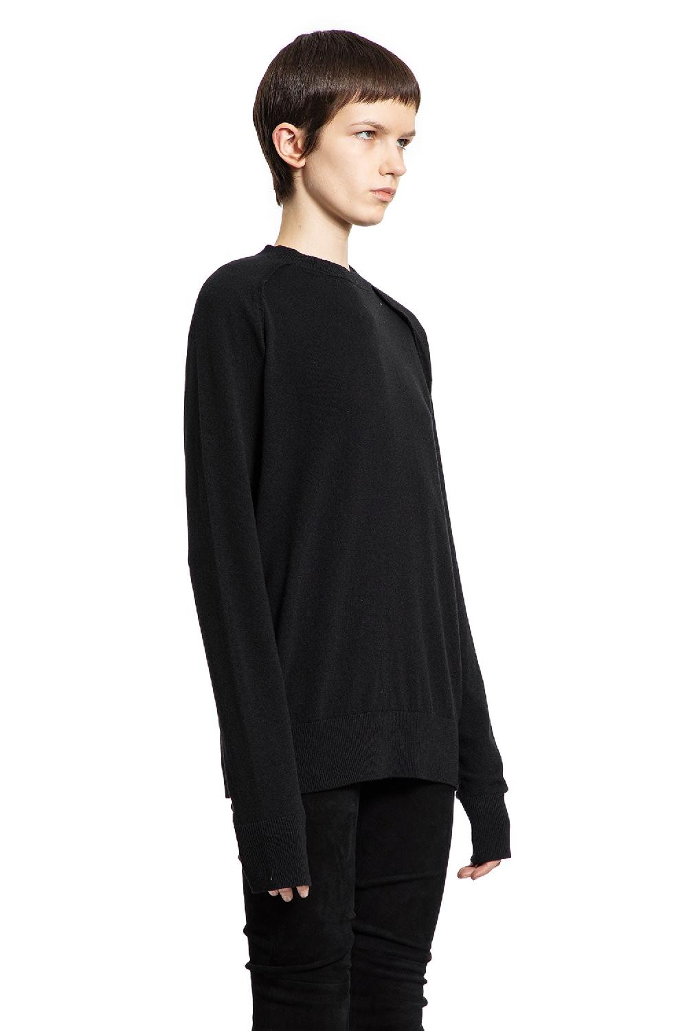 Antonioli ANN DEMEULEMEESTER WOMAN BLACK KNITWEAR Comprare a buon mercato