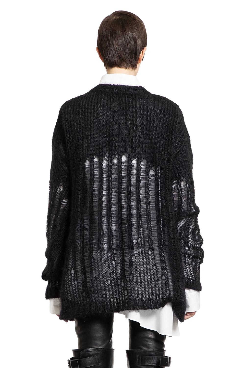 Antonioli ANN DEMEULEMEESTER WOMAN BLACK KNITWEAR Flash Sale