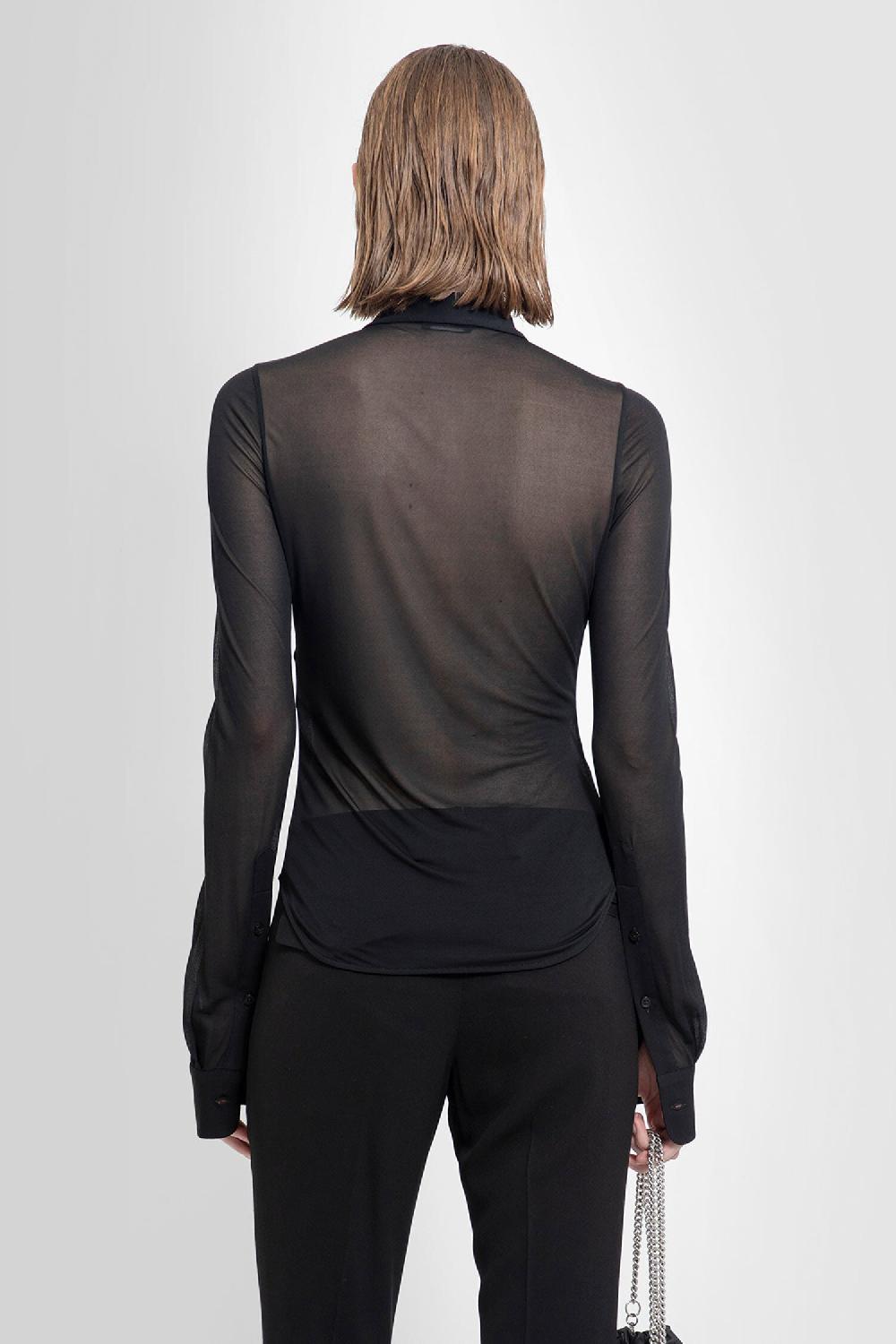 Antonioli ANN DEMEULEMEESTER WOMAN BLACK SHIRTS Offerta Pasqua