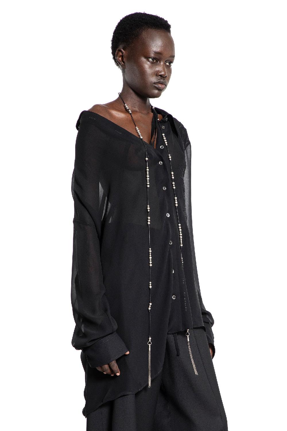 Antonioli ANN DEMEULEMEESTER WOMAN BLACK SHIRTS Offerta per la Festa della Mamma