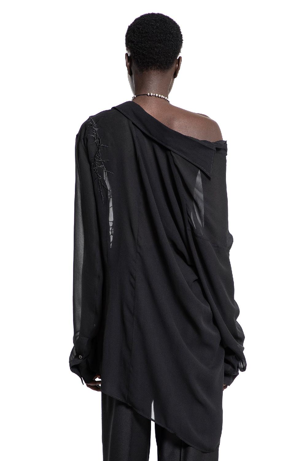 Antonioli ANN DEMEULEMEESTER WOMAN BLACK SHIRTS Offerta per la Festa della Mamma