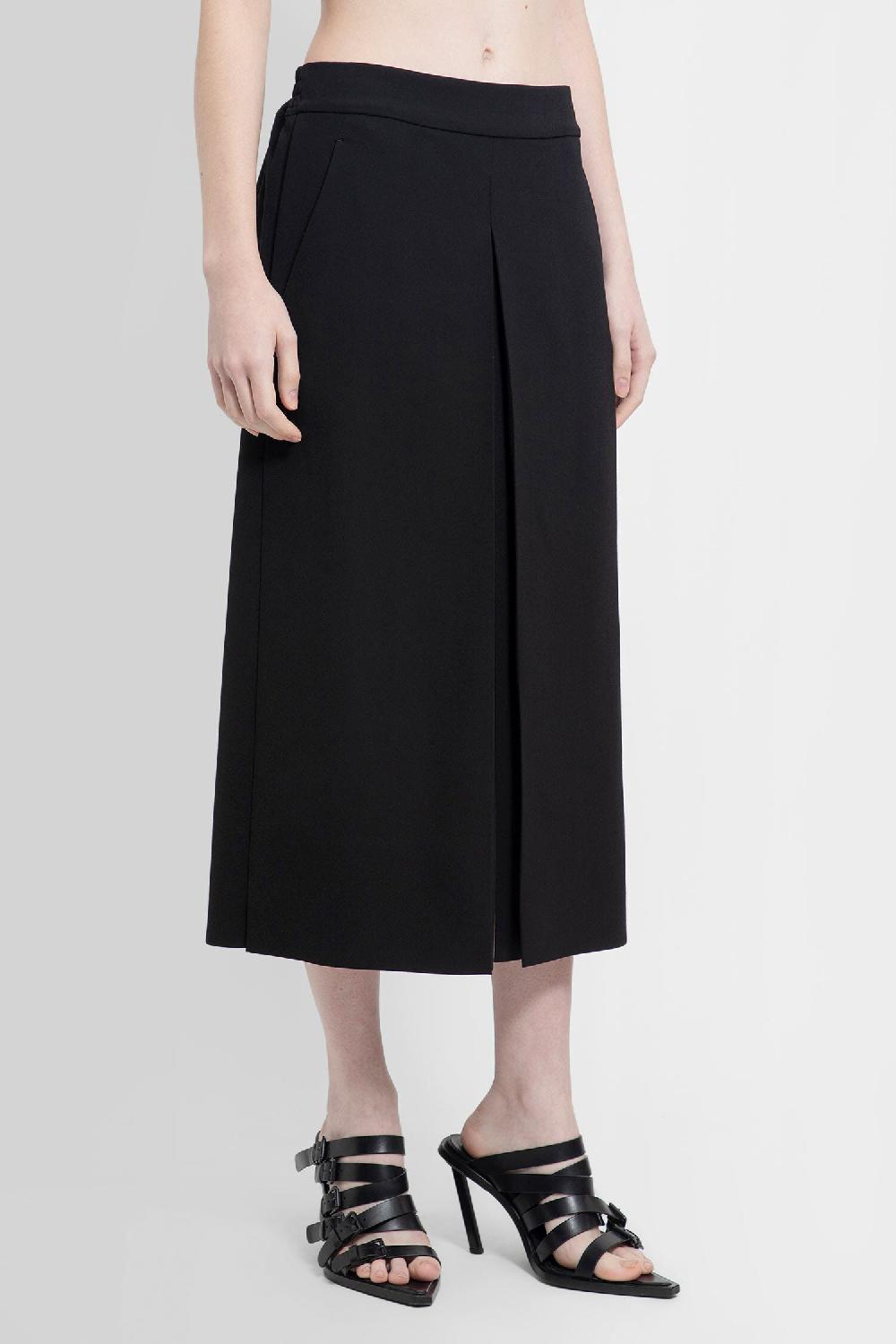Antonioli ANN DEMEULEMEESTER WOMAN BLACK SKIRTS Smaltimento dello stoccaggio