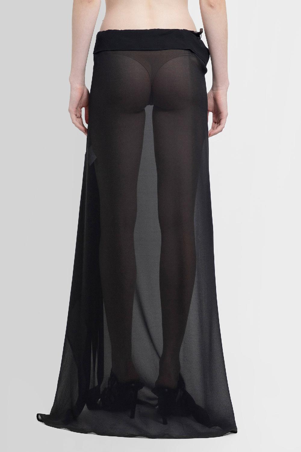 Antonioli ANN DEMEULEMEESTER WOMAN BLACK SKIRTS Offerta migliore