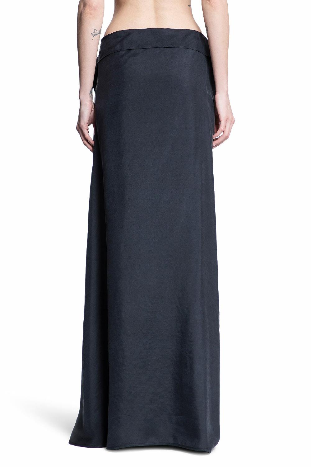 Antonioli ANN DEMEULEMEESTER WOMAN BLACK SKIRTS Latest fashion