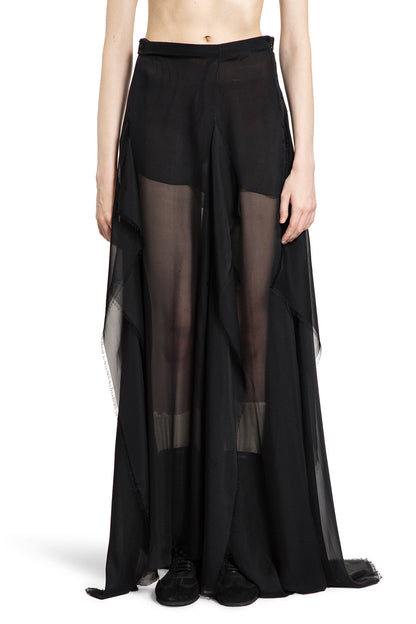 Antonioli ANN DEMEULEMEESTER WOMAN BLACK SKIRTS Offerta temporanea