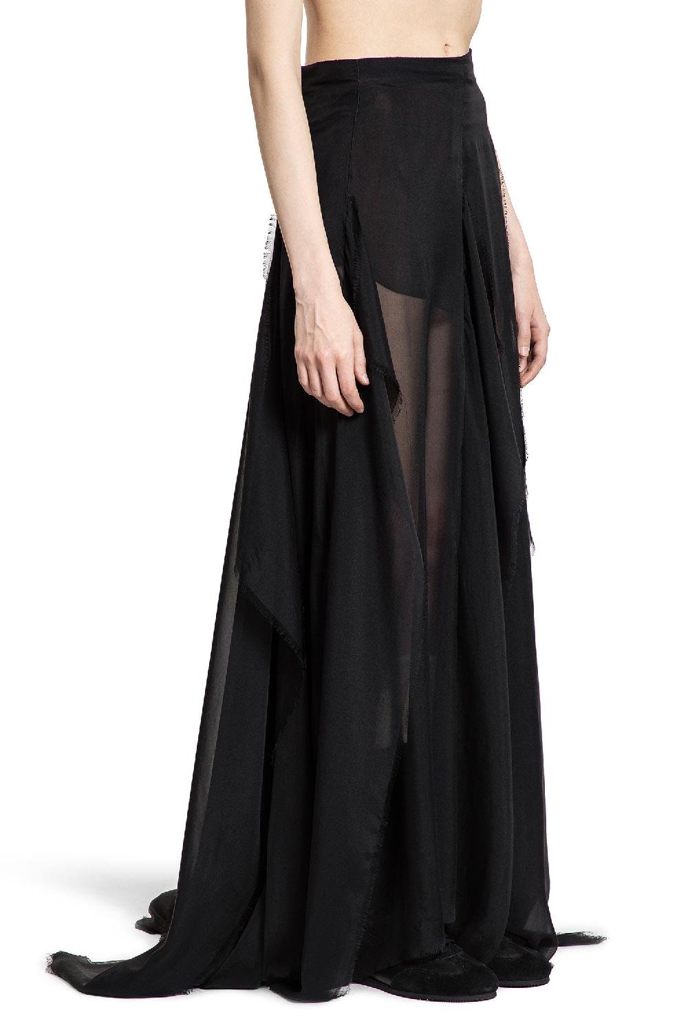 Antonioli ANN DEMEULEMEESTER WOMAN BLACK SKIRTS Offerta temporanea
