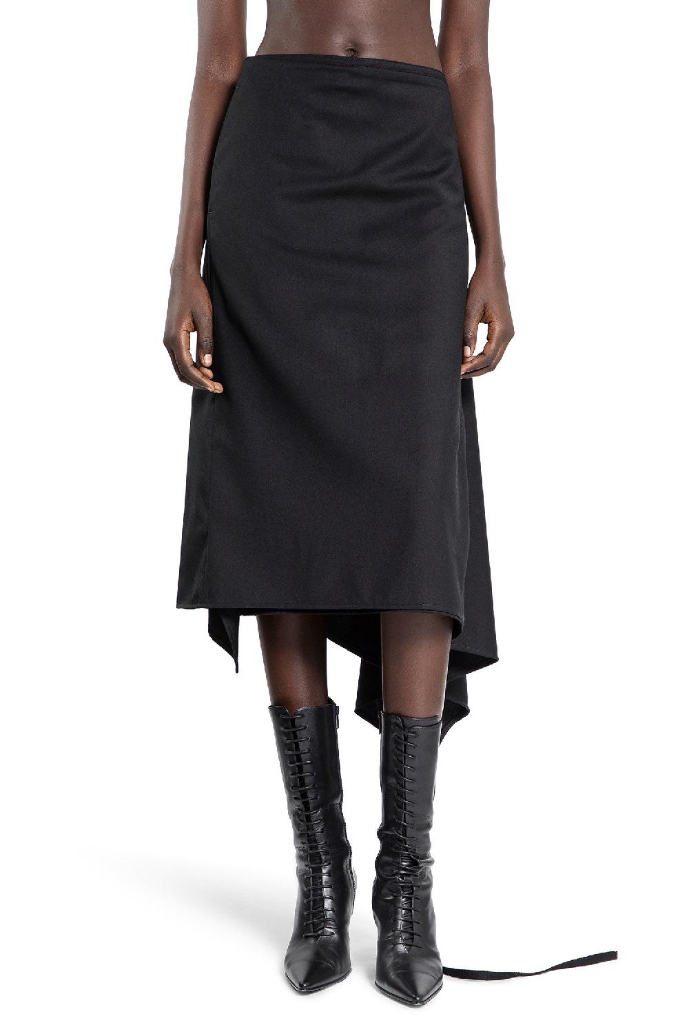 Antonioli ANN DEMEULEMEESTER WOMAN BLACK SKIRTS Offerte esclusive