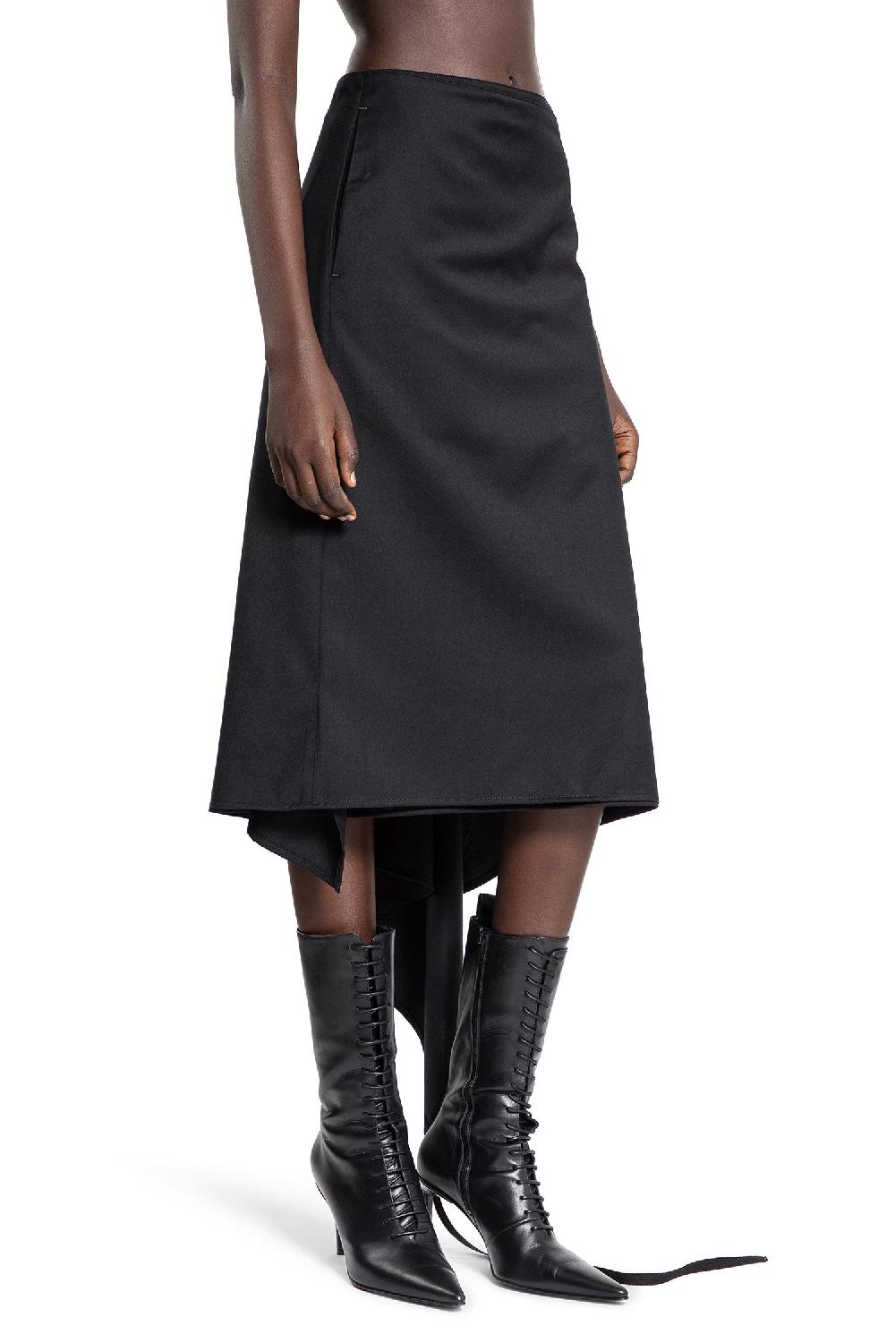 Antonioli ANN DEMEULEMEESTER WOMAN BLACK SKIRTS Offerte esclusive