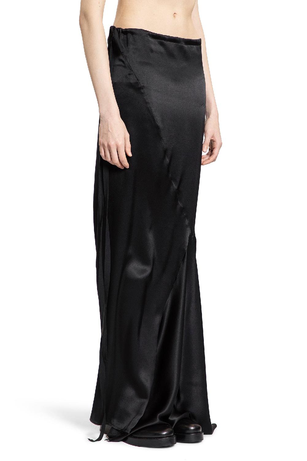 Antonioli ANN DEMEULEMEESTER WOMAN BLACK SKIRTS Lightning offer