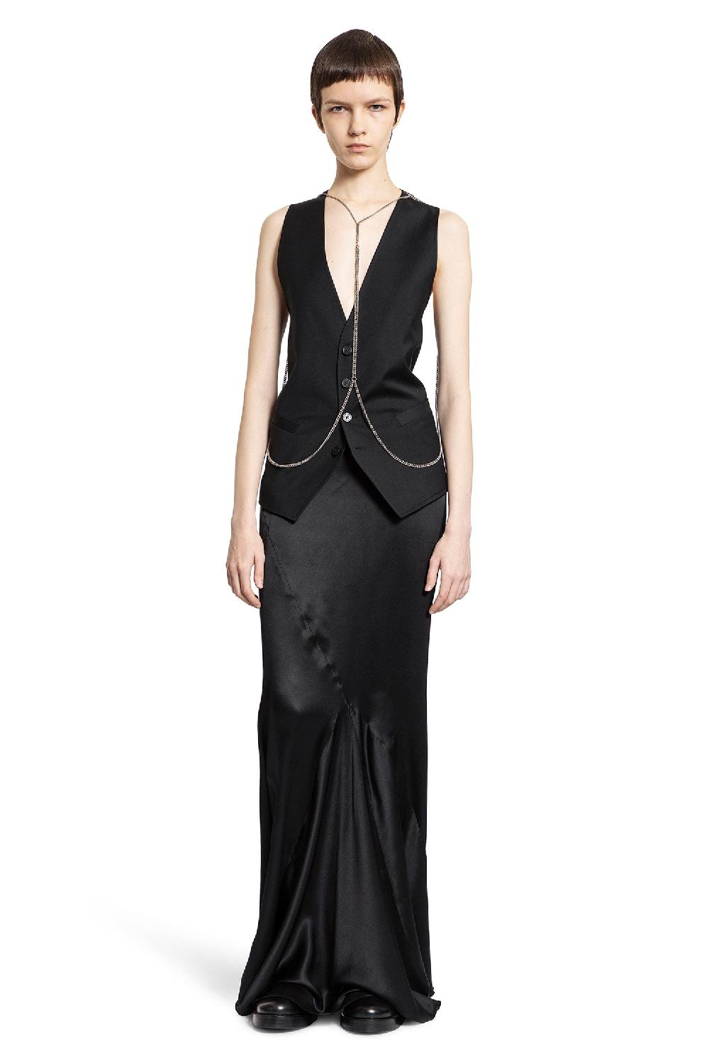 Antonioli ANN DEMEULEMEESTER WOMAN BLACK SKIRTS Lightning offer