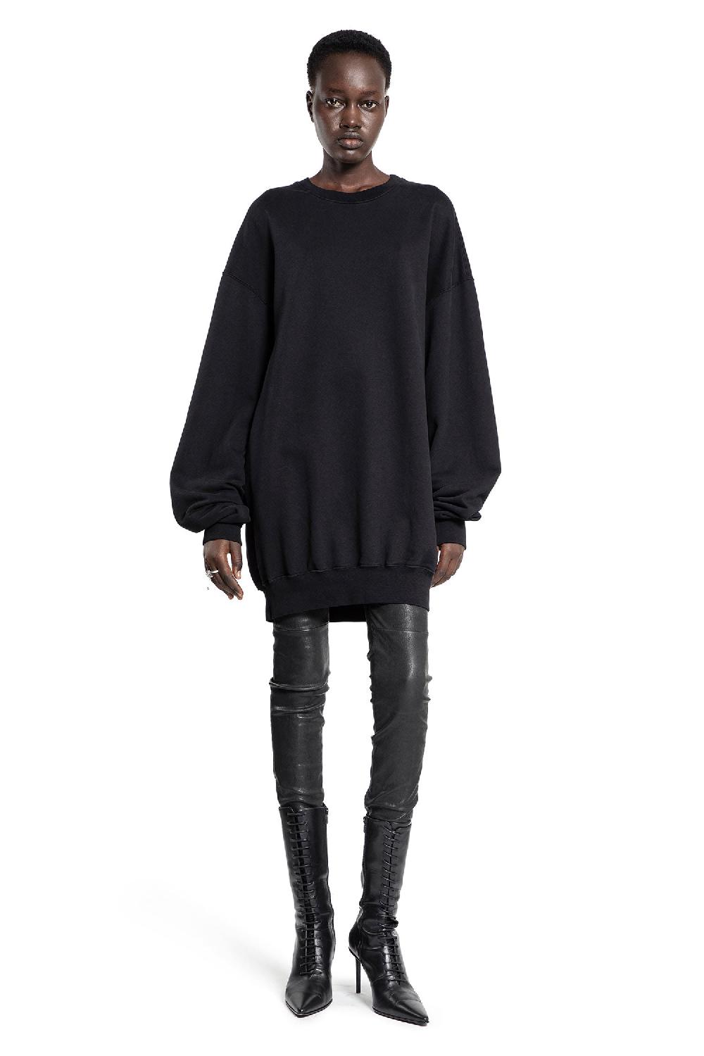 Antonioli ANN DEMEULEMEESTER WOMAN BLACK SWEATSHIRTS Offerte stagionali
