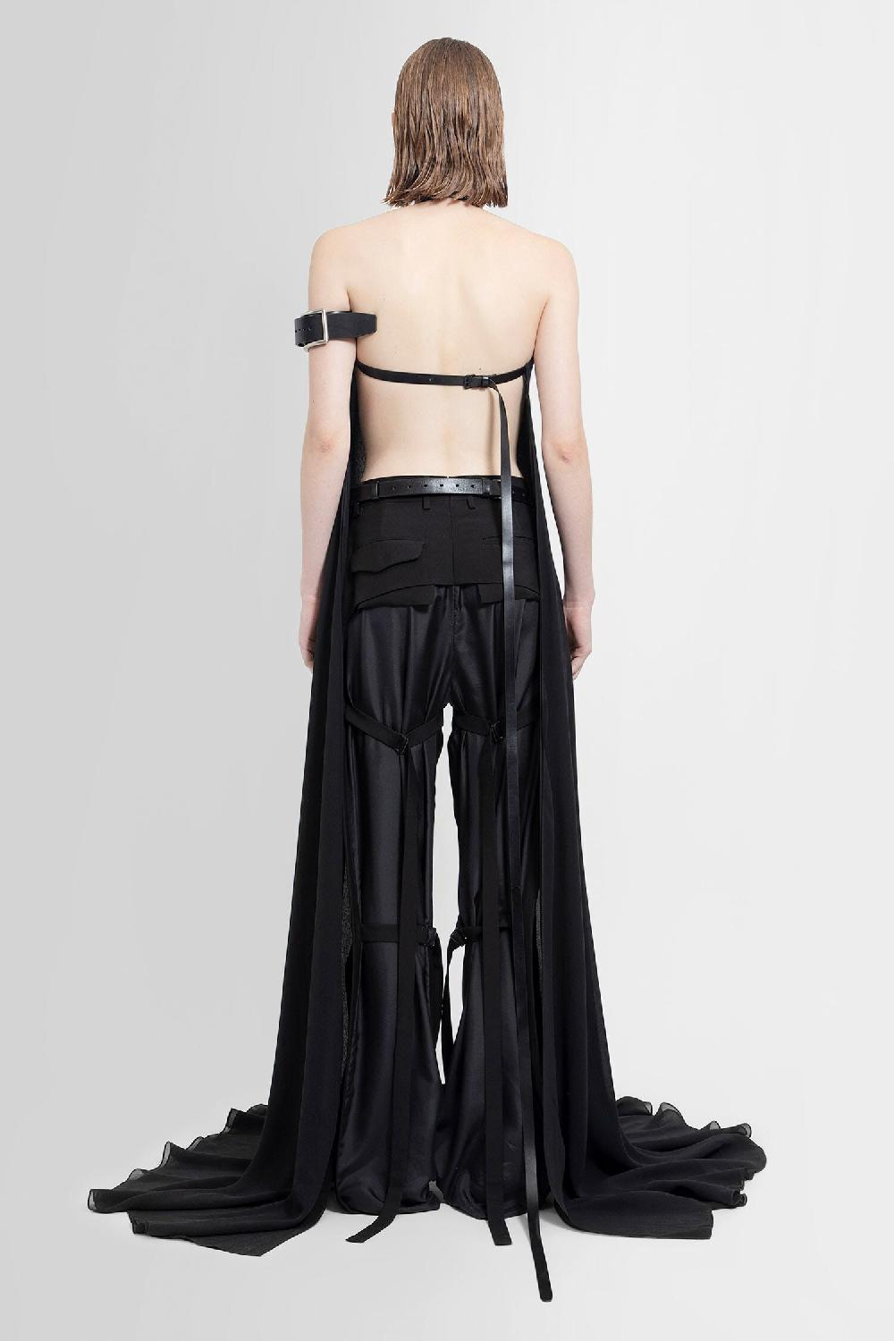 Antonioli ANN DEMEULEMEESTER WOMAN BLACK TOPS Rilascio limitato