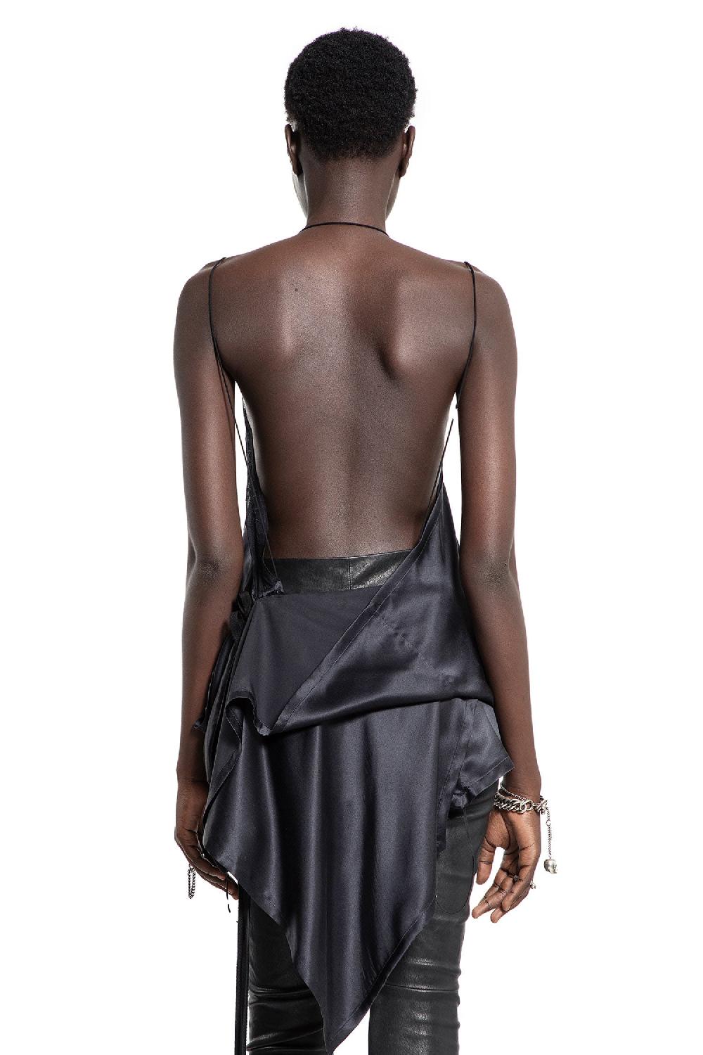 Antonioli ANN DEMEULEMEESTER WOMAN BLACK TOPS Ultimi due giorni