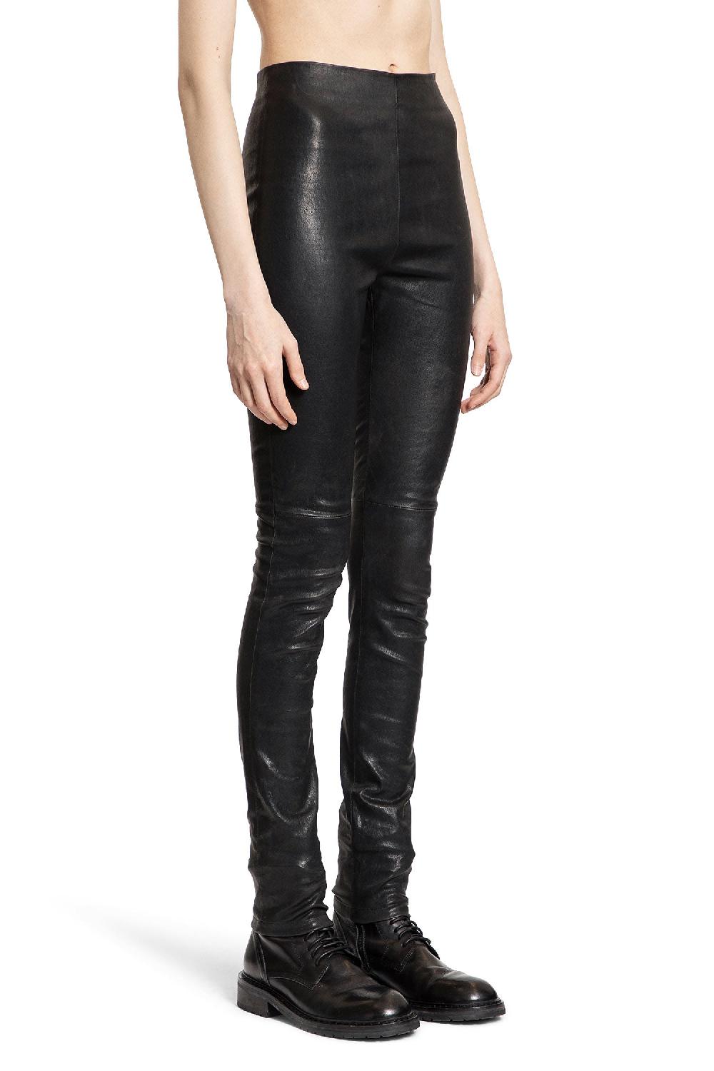Antonioli ANN DEMEULEMEESTER WOMAN BLACK TROUSERS Promozione temporanea