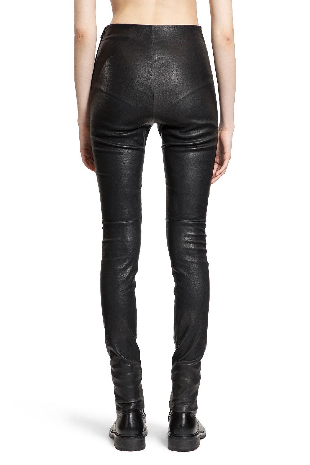 Antonioli ANN DEMEULEMEESTER WOMAN BLACK TROUSERS Promozione temporanea