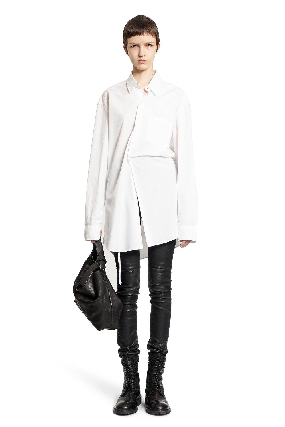 Antonioli ANN DEMEULEMEESTER WOMAN BLACK TROUSERS Promozione temporanea