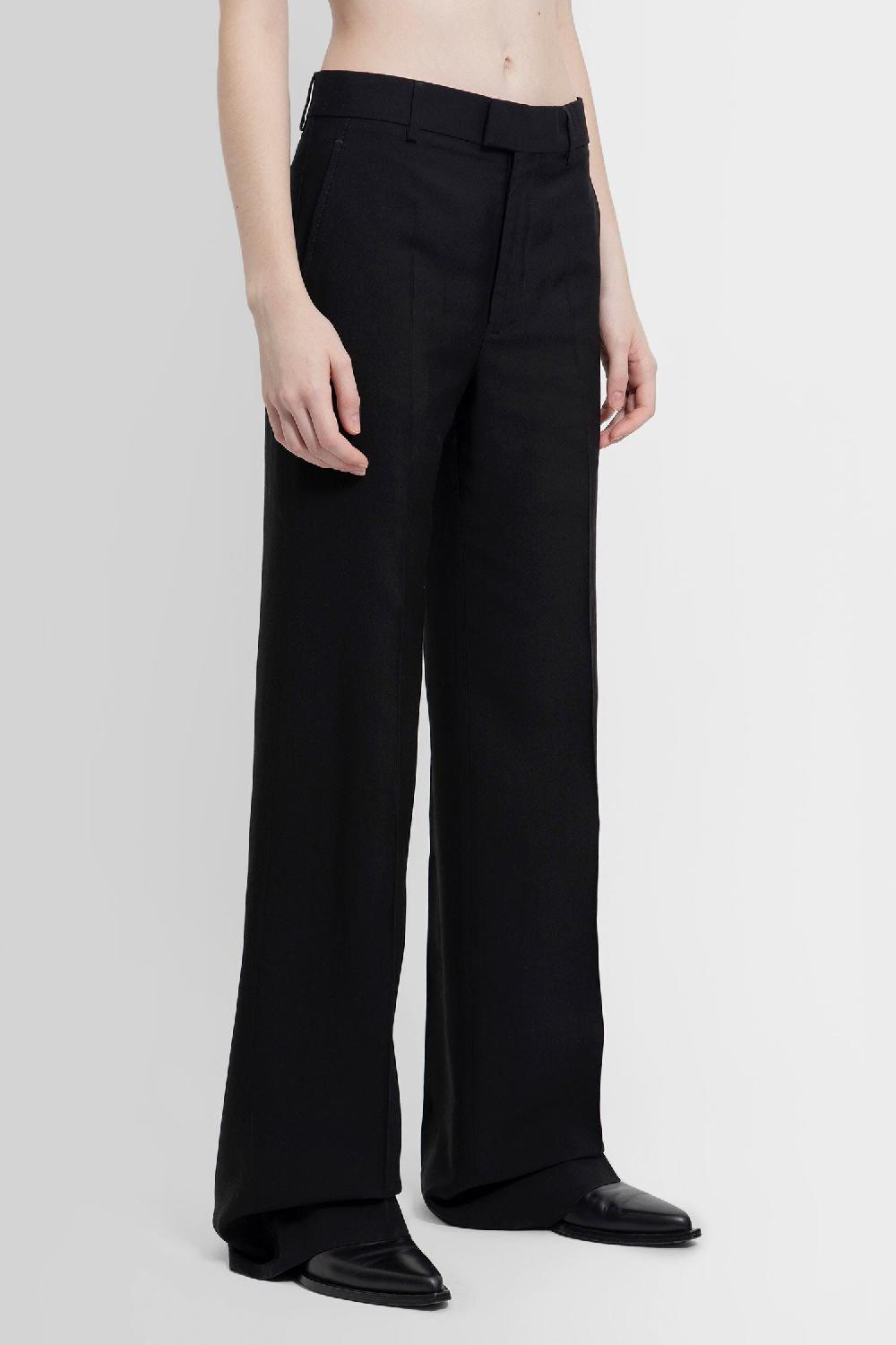 Antonioli ANN DEMEULEMEESTER WOMAN BLACK TROUSERS Fino al 60% di sconto