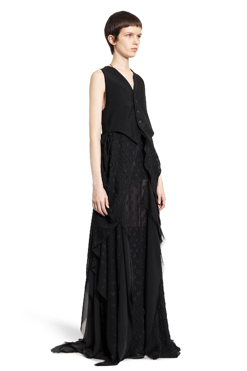 Antonioli ANN DEMEULEMEESTER WOMAN BLACK VESTS Discount Store per i nuovi prodotti